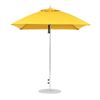 7.5 Foot Square Fiberglass Market Umbrella with Marine Grade Fabric