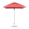 7.5 Foot Square Fiberglass Market Umbrella with Marine Grade Fabric