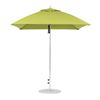 7.5 Foot Square Fiberglass Market Umbrella with Marine Grade Fabric