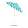 7.5 Foot Octagonal Fiberglass Market Umbrella with Auto Tilt and Crank