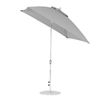 7.5 Foot Square Fiberglass Market Umbrella with Marine Grade Fabric and Auto Tilt with Crank Lift System