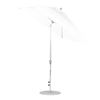 7.5 Foot Square Fiberglass Market Umbrella with Marine Grade Fabric and Auto Tilt with Crank Lift System