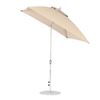 7.5 Foot Square Fiberglass Market Umbrella with Marine Grade Fabric and Auto Tilt with Crank Lift System