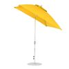 7.5 Foot Square Fiberglass Market Umbrella with Marine Grade Fabric and Auto Tilt with Crank Lift System