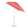 7.5 Foot Square Fiberglass Market Umbrella with Marine Grade Fabric and Auto Tilt with Crank Lift System