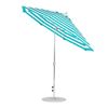 9 Foot Octagonal Fiberglass Market Umbrella with Auto Tilt and Crank, Marine Grade Fabric