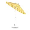 9 Foot Octagonal Fiberglass Market Umbrella with Auto Tilt and Crank, Marine Grade Fabric