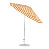 9 Foot Octagonal Fiberglass Market Umbrella with Auto Tilt and Crank, Marine Grade Fabric
