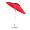 9 Foot Octagonal Fiberglass Market Umbrella with Auto Tilt and Crank, Marine Grade Fabric