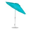 9 Foot Octagonal Fiberglass Market Umbrella with Auto Tilt and Crank, Marine Grade Fabric
