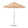 9 Foot Octagonal Fiberglass Market Umbrella with Crank, Marine Grade Fabric