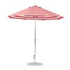 9 Foot Octagonal Fiberglass Market Umbrella with Crank, Marine Grade Fabric