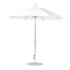 9 Foot Octagonal Fiberglass Market Umbrella with Crank, Marine Grade Fabric