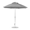 9 Foot Octagonal Fiberglass Market Umbrella with Crank, Marine Grade Fabric