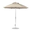 9 Foot Octagonal Fiberglass Market Umbrella with Crank, Marine Grade Fabric