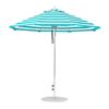 9 Foot Octagonal Fiberglass Market Umbrella with Marine Grade Fabric