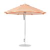 9 Foot Octagonal Fiberglass Market Umbrella with Marine Grade Fabric