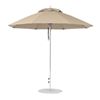 9 Foot Octagonal Fiberglass Market Umbrella with Marine Grade Fabric