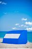 Concession Grade Beach Cabana with Windscreen