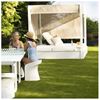 Ledge Lounger Polyethylene Square Daybed Cabana Scene