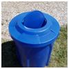 42 Gallon Pool Deck Trash Can with Bug Barrier Lid & Liner