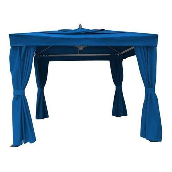 Fiberbuilt 10 Foot Riva Fabric Pavilion No Contrast