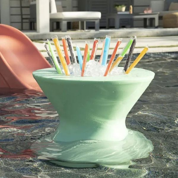  Ledge Lounger Signature In-Pool Ice Bin Side Table