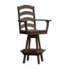 Ladderback Swivel Bar Chair
