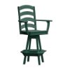 Ladderback Swivel Bar Chair