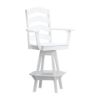 Ladderback Swivel Bar Chair