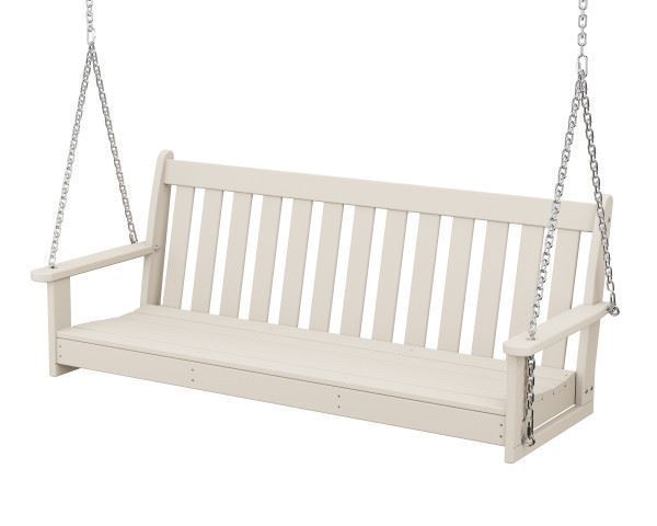 5 ft Porch Swing Recycled Plastic Polywood Vineyard Pool Furniture Supply