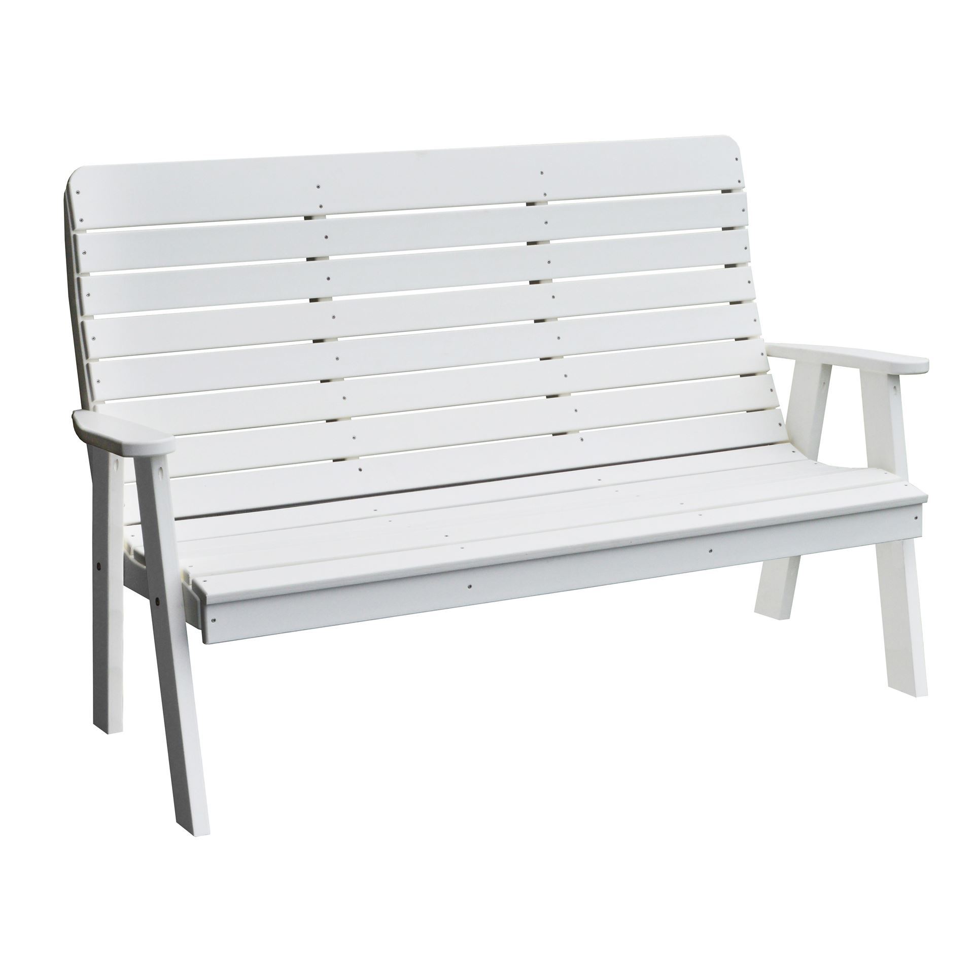 5 foot Patio Bench Recycled Plastic Frame - Pool Furniture Supply