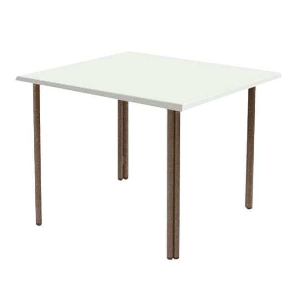 ADA Compliant 36” Square Fiberglass Swimming Pool Dining Table