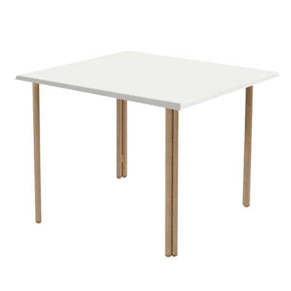 ADA Compliant 36” Square Fiberglass Swimming Pool Dining Table
