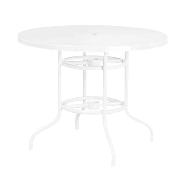 42" Round Fiberglass Dining Table