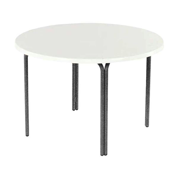 ADA Compliant 48” Round Fiberglass Swimming Pool Dining Table