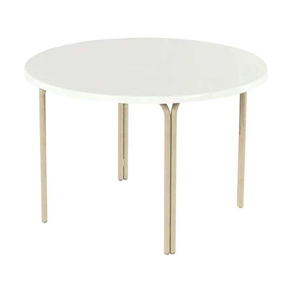 ADA Compliant 48” Round Fiberglass Swimming Pool Dining Table