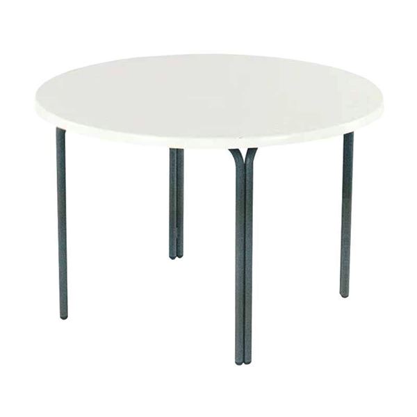 ADA Compliant 48” Round Fiberglass Swimming Pool Dining Table