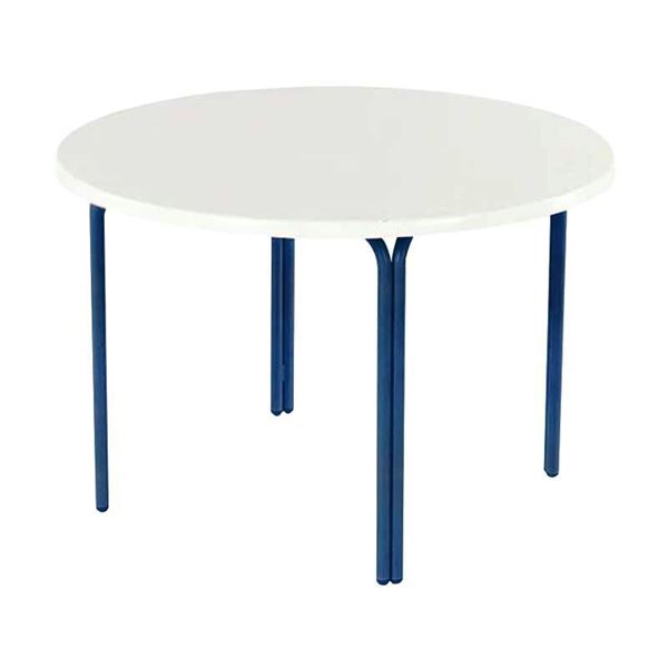 ADA Compliant 48” Round Fiberglass Swimming Pool Dining Table