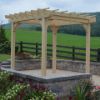 Wood Pine Pergola 