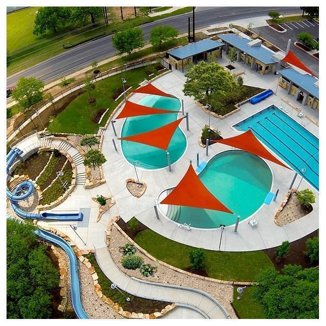 Triangle Sail Shade Structure 14 Foot Entry and Steel Frame - Pool ...