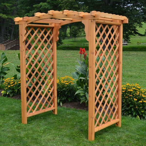 Cedar Wood Jamesport Arbor