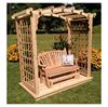 Wood Cambridge Arbor With Deck