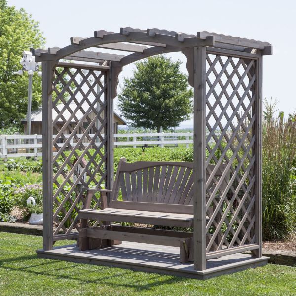 Arbor With Deck