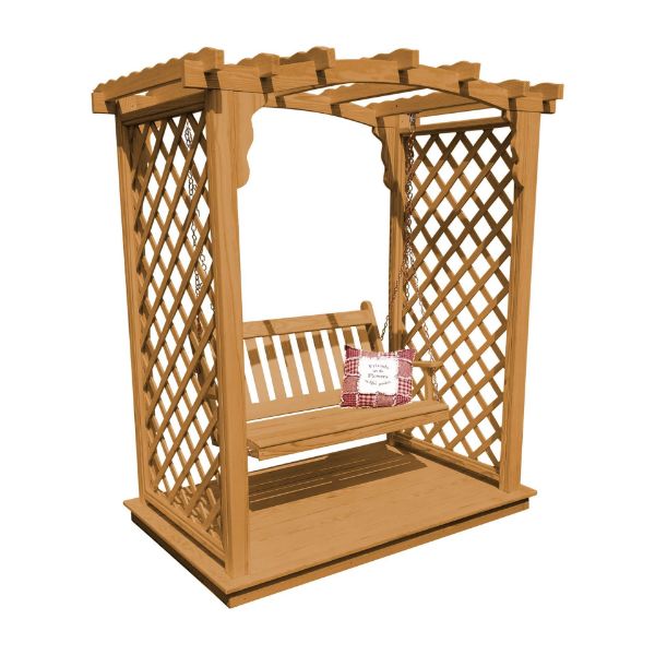 Arbor With Deck
