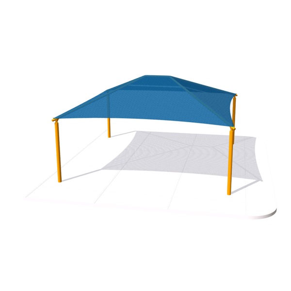 Square Fabric Shade Structure