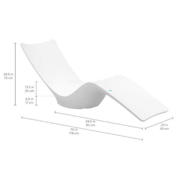 Autograph In-Pool Chaise Lounge