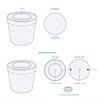 Ice Bin Spec with Umbrella Hole Option