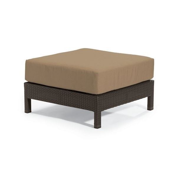 Woven Deep Cushion Ottoman