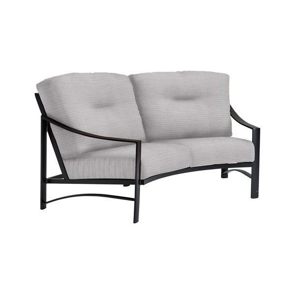 Deep Cushion Crescent Loveseat